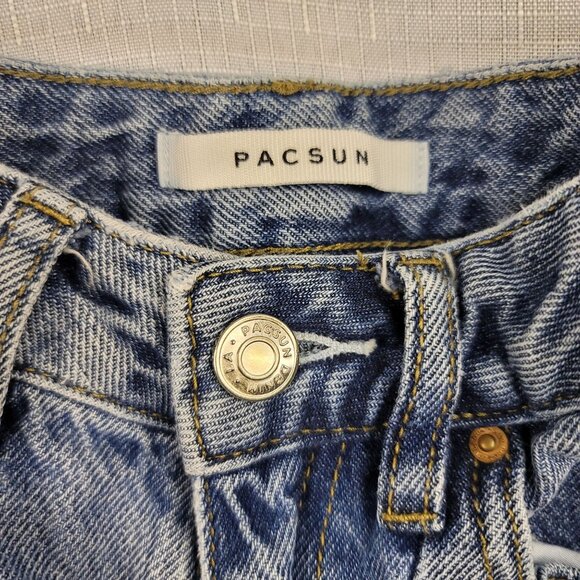 Pacsun 90s Boyfriend High-Waisted Patchwork Jeans 22x30 - Picture 4 of 10